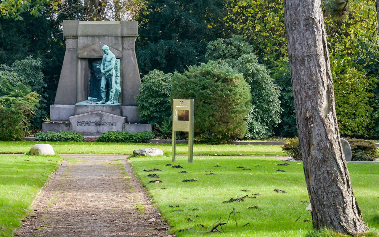 Friedhof Gerthe Denkmal zum Grubenunglück