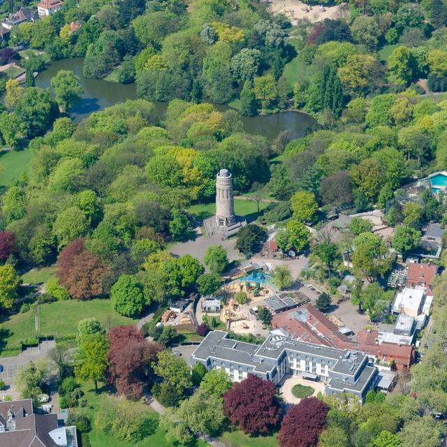 Der Stadtpark und Bismarckturm