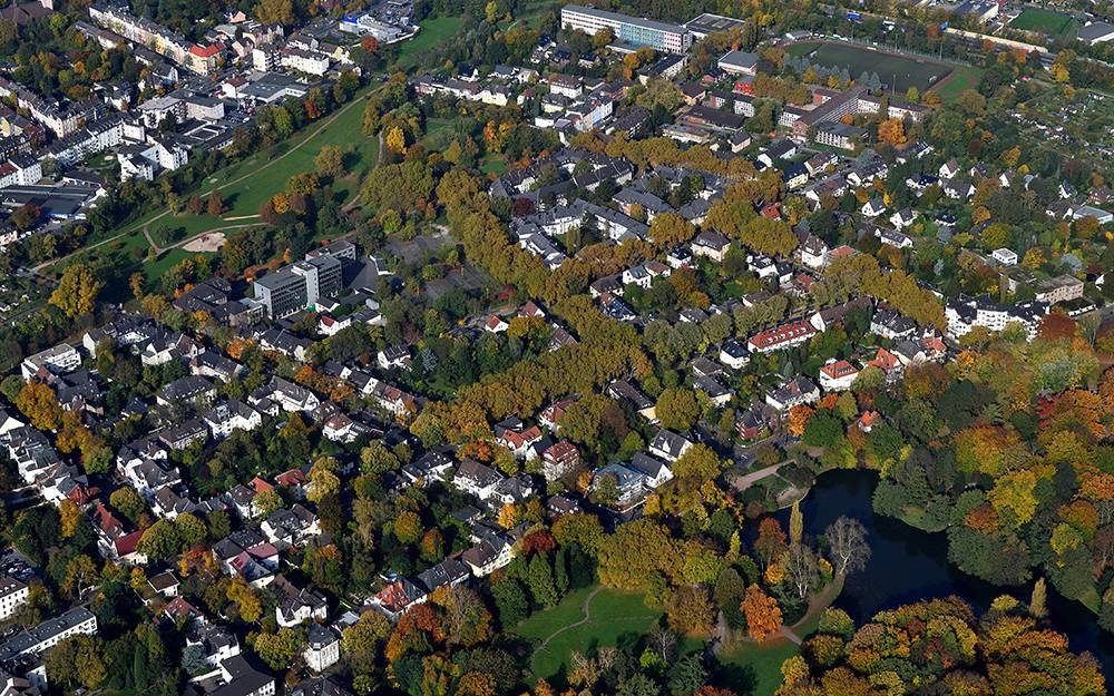 Stadtparkviertel an der Wielandstraße