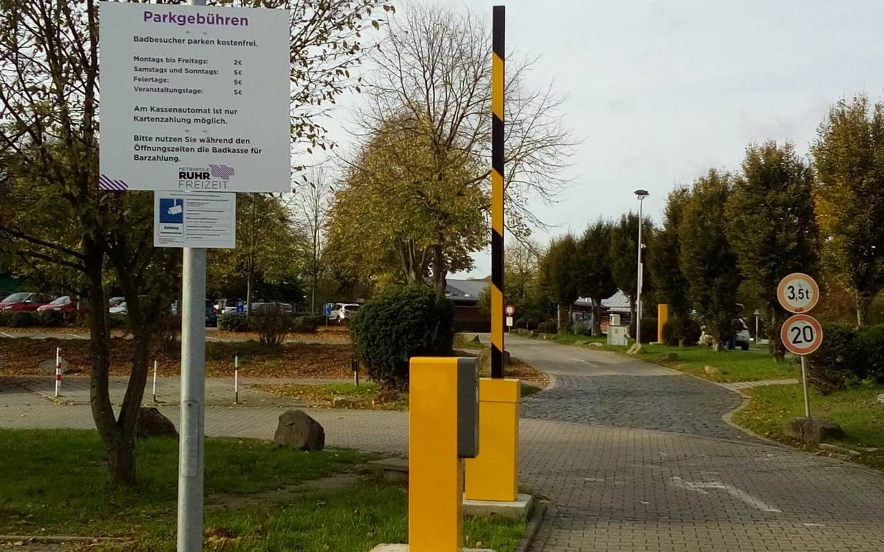 Parkplatz vor dem Heveney