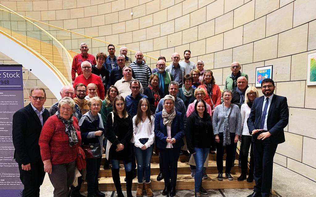 Knapp 40 Radio Bochum-Hörer konnten gestern den Düsseldorfer Landtag besichtigen.
