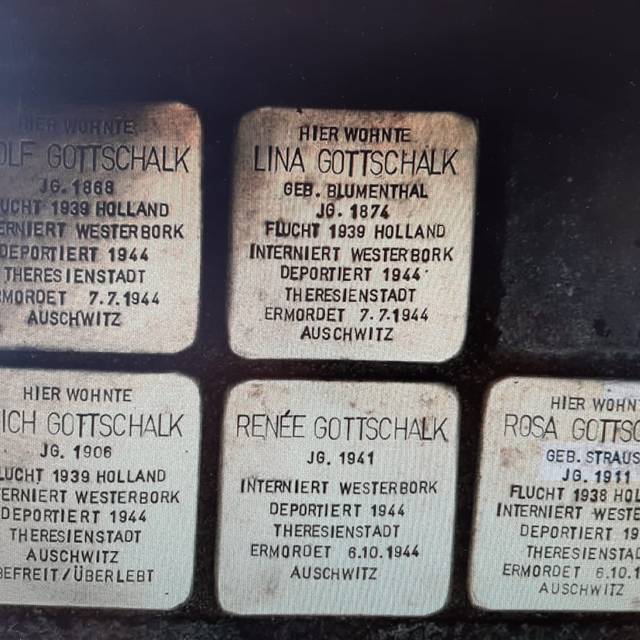 Stolpersteine Familie Gottschalk