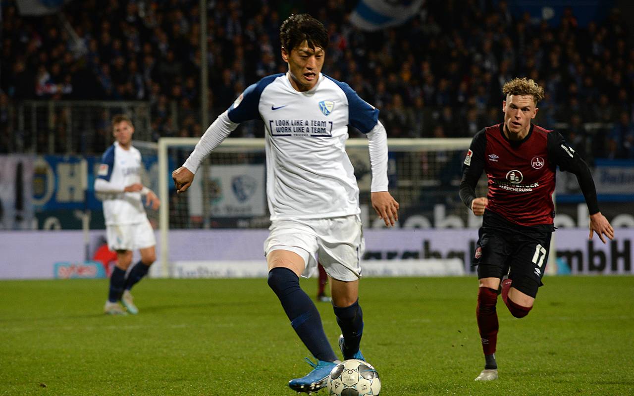 Chung Yong Lee auf dem Platz