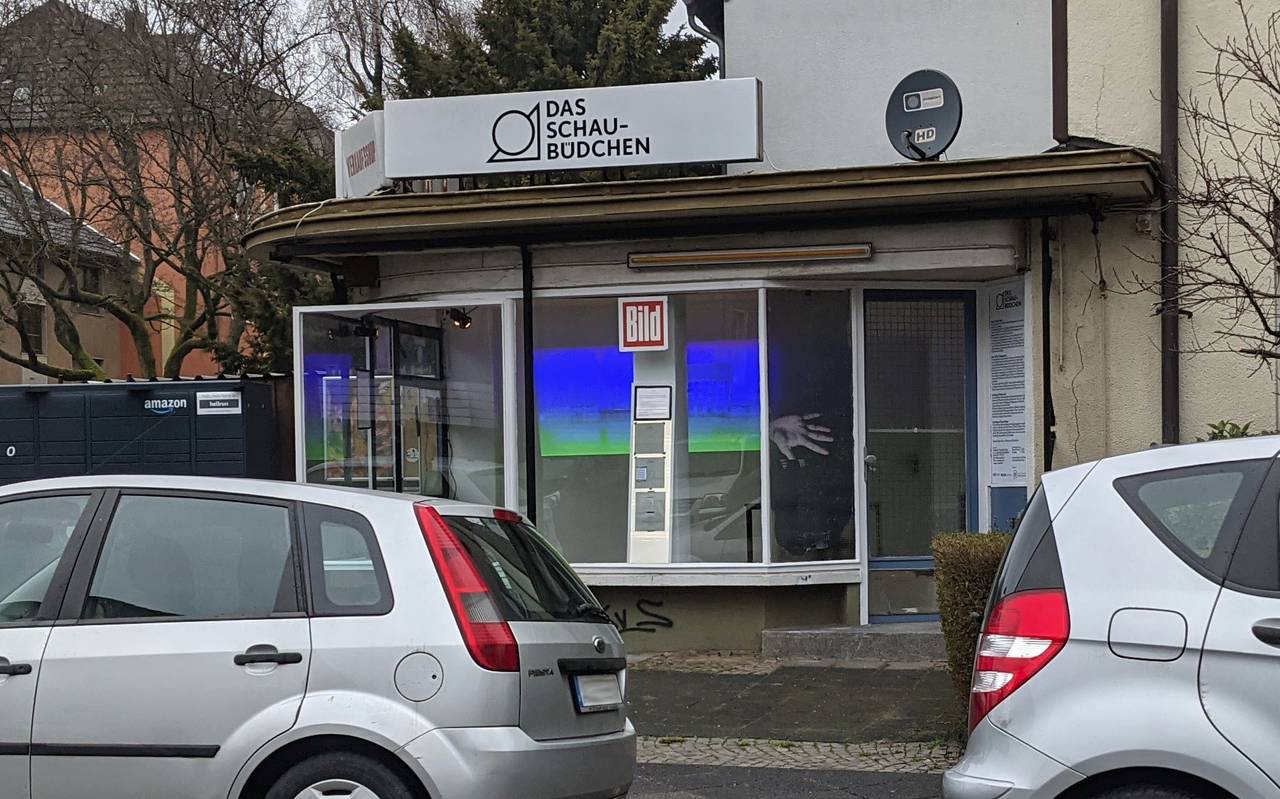 Foto Schaubüdchen in der Innenstadt