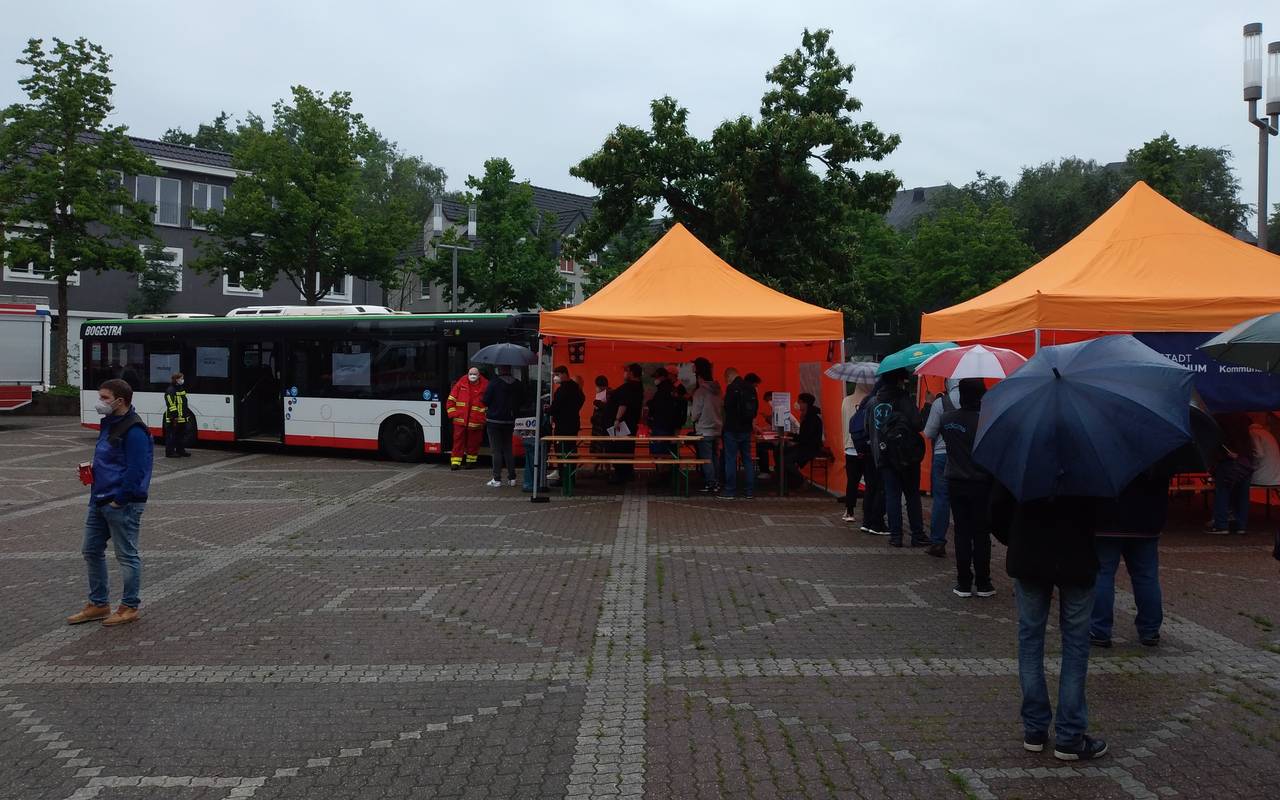 Impfbus in Bochum