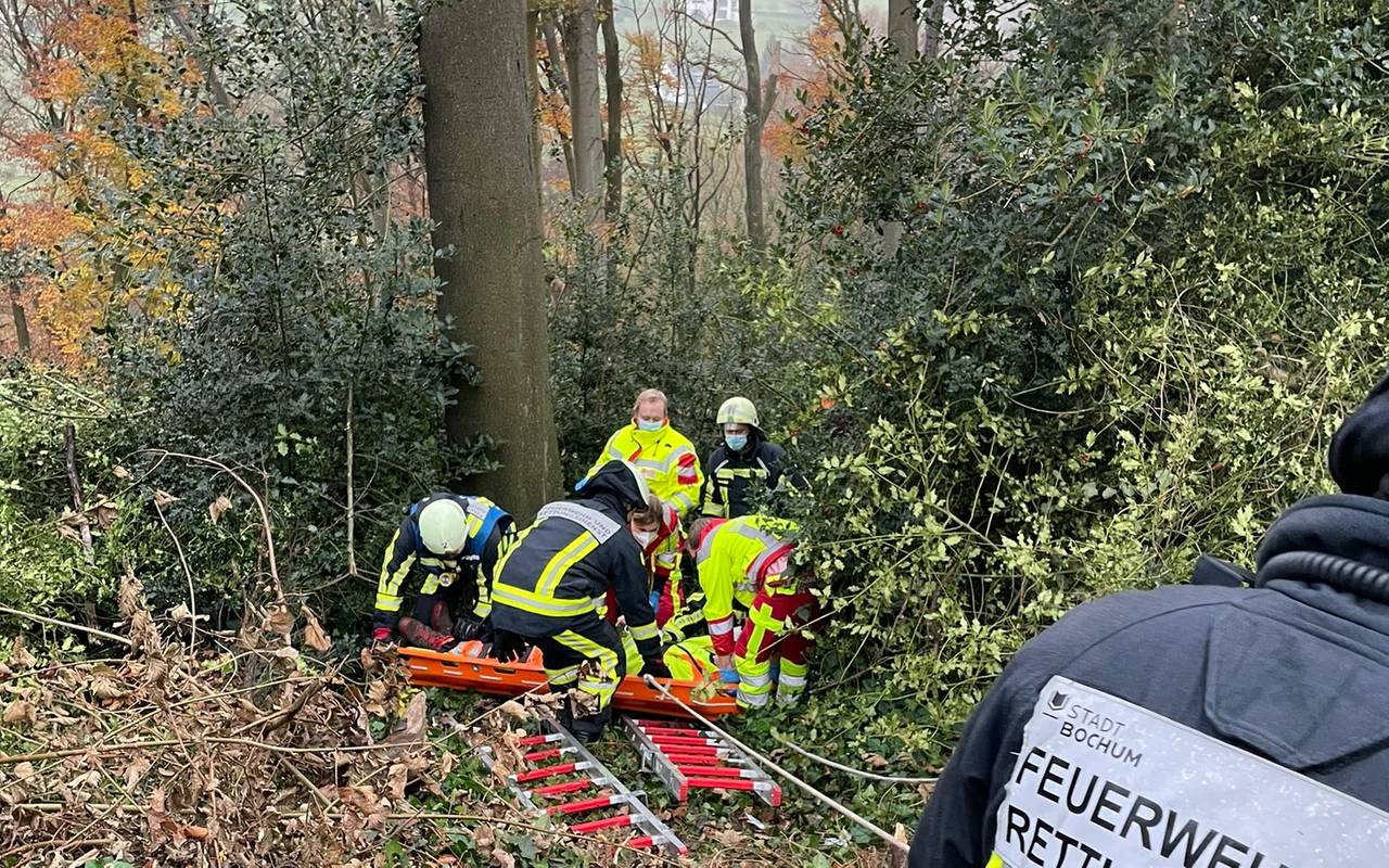 Höhenretter im Einsatz an der Ruhr-Universität