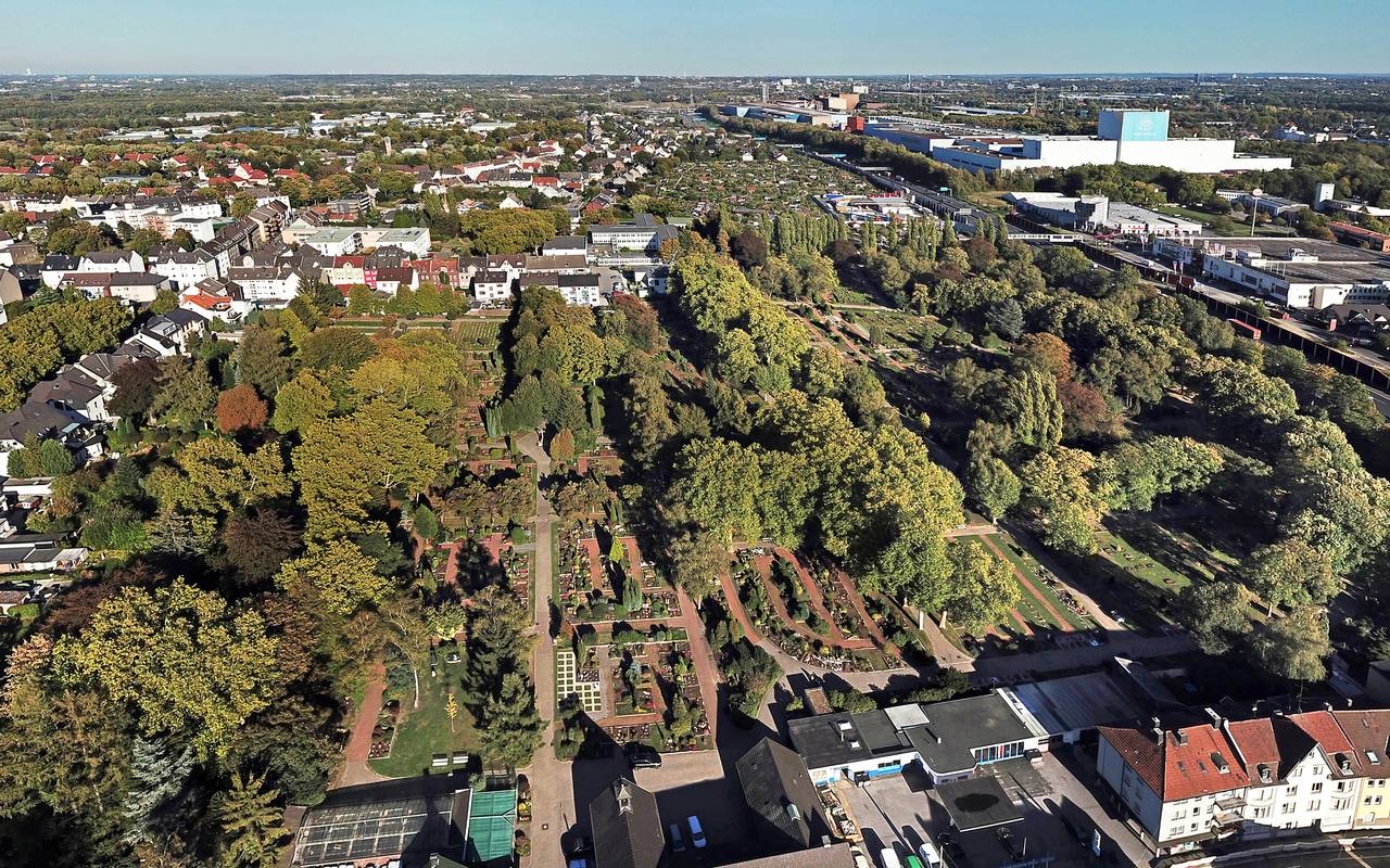 Friedhof Westenfeld Luftbild