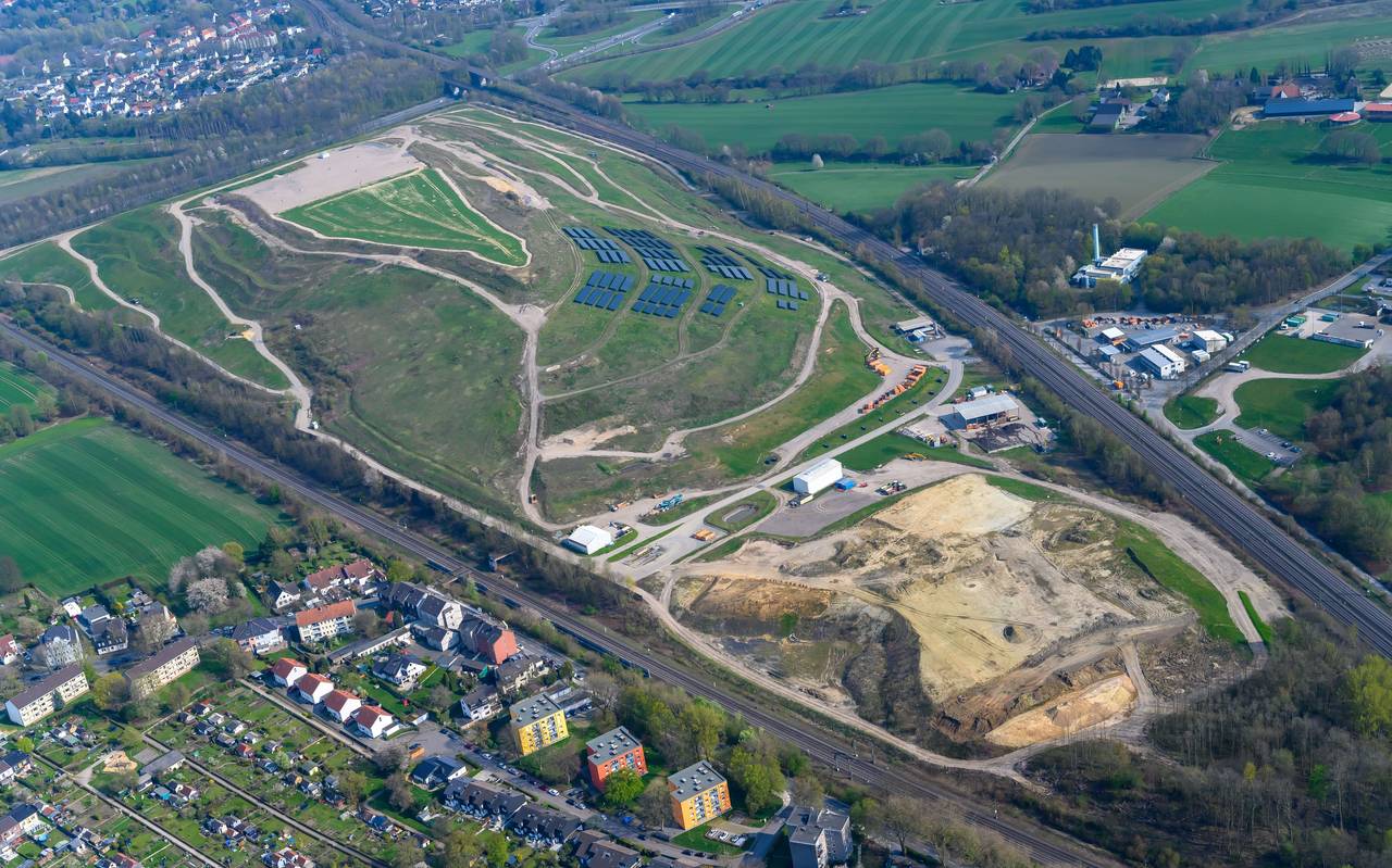 Luftbild Zentraldeponie Kornharpen