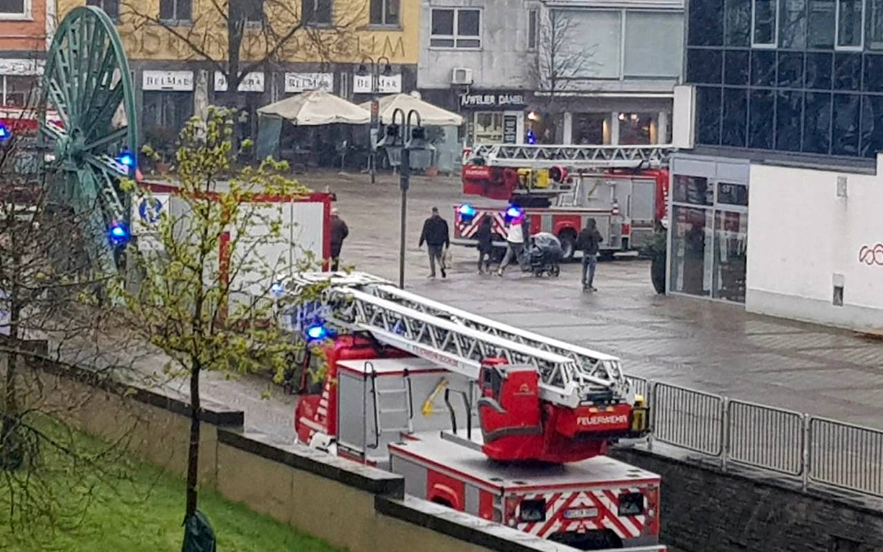 Feuerwehreinsatz im Gertrudiscenter