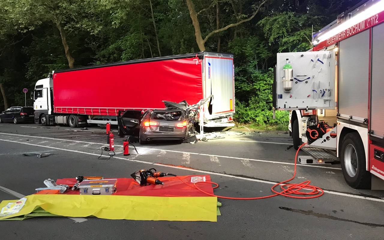 Tödlicher Unfall Industriestraße Bochum