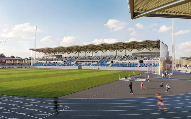 So soll das Lohrheide-Stadion im Frühjahr 2025 aussehen.