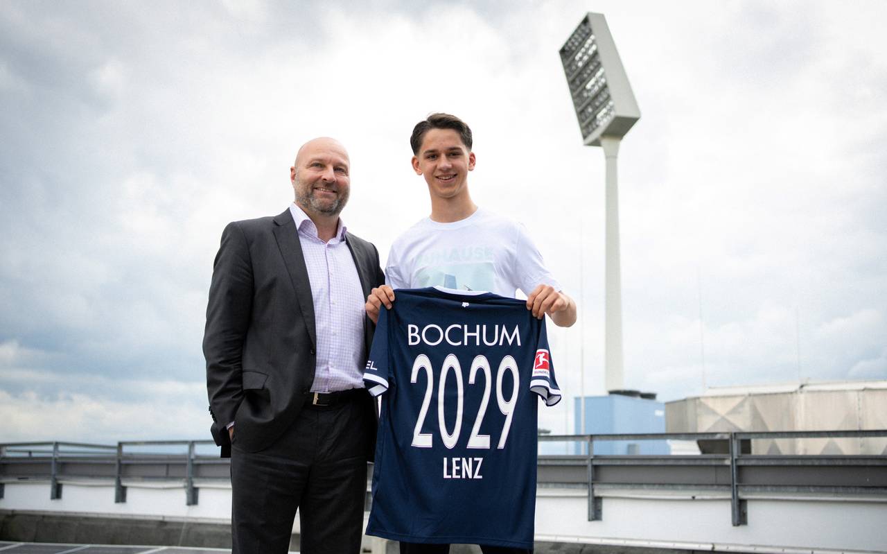 Dirk Dufner (Geschäftsführer Sport) und Cajetan Lenz