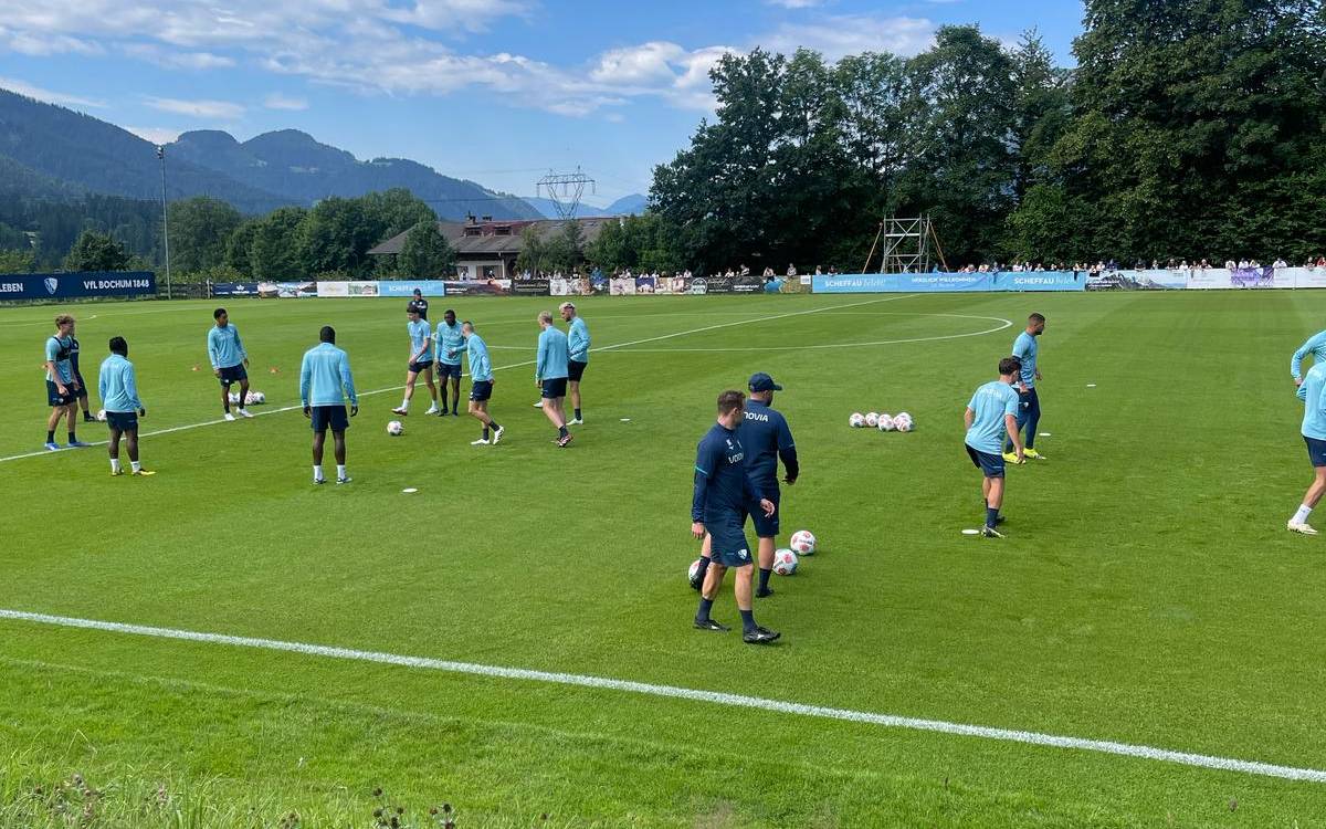 VfL Bochum Spieler beim Training in Scheffau, Juli 2025