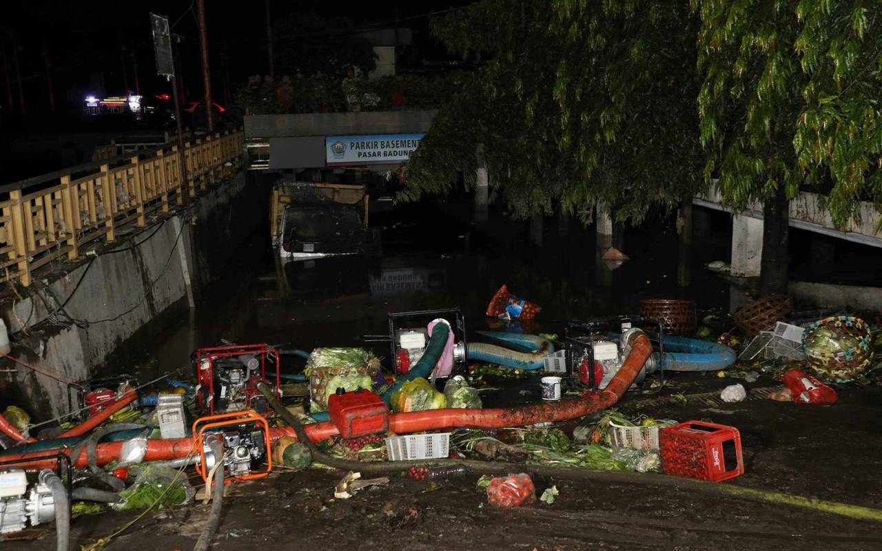 Überschwemmungen auf Bali