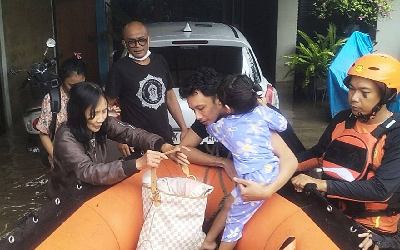 Überflutungen auf Bali