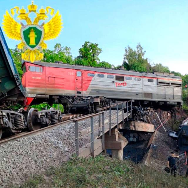 Ukraine-Krieg - Zug entgleist in Brjansk