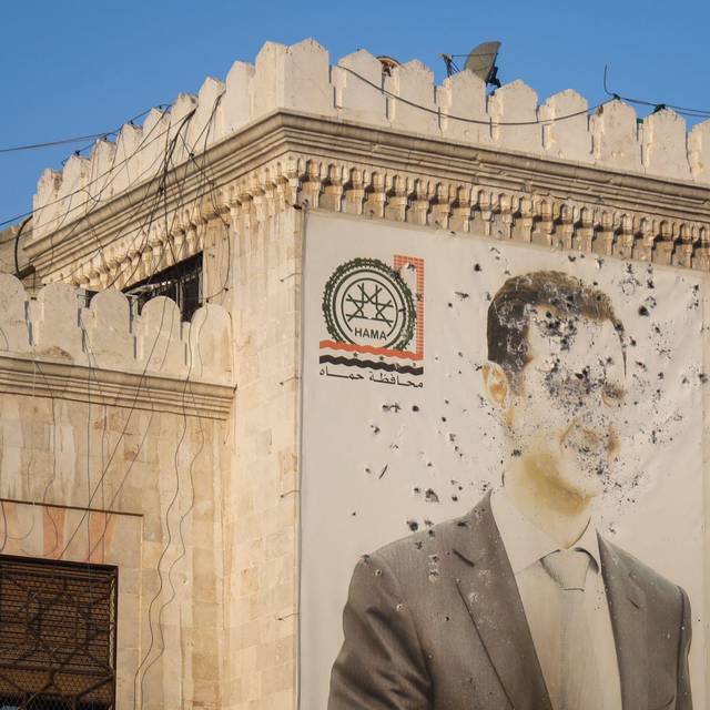 Bild des früheren syrischen Präsidenten Baschar al-Assad