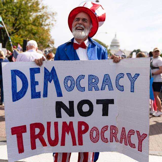 Washington - Demonstrationen «No Kings» gegen US-Präsident Trump