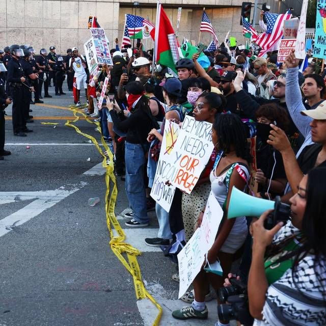 «No Kings»-Demonstrationen - Los Angeles