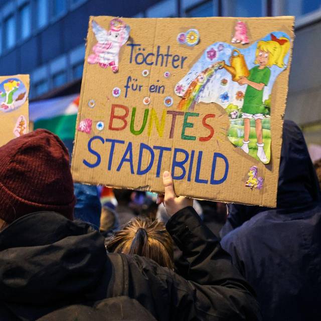 Demonstration nach «Stadtbild»-Aussagen - Münster