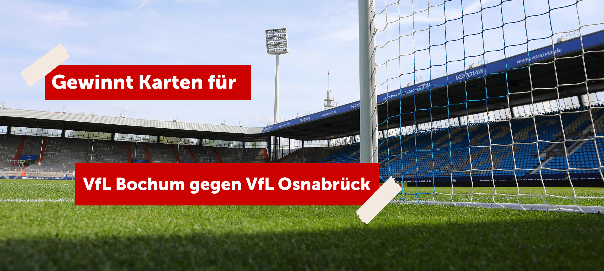 Tickets für das VfL Bochum-Spiel zu gewinnen