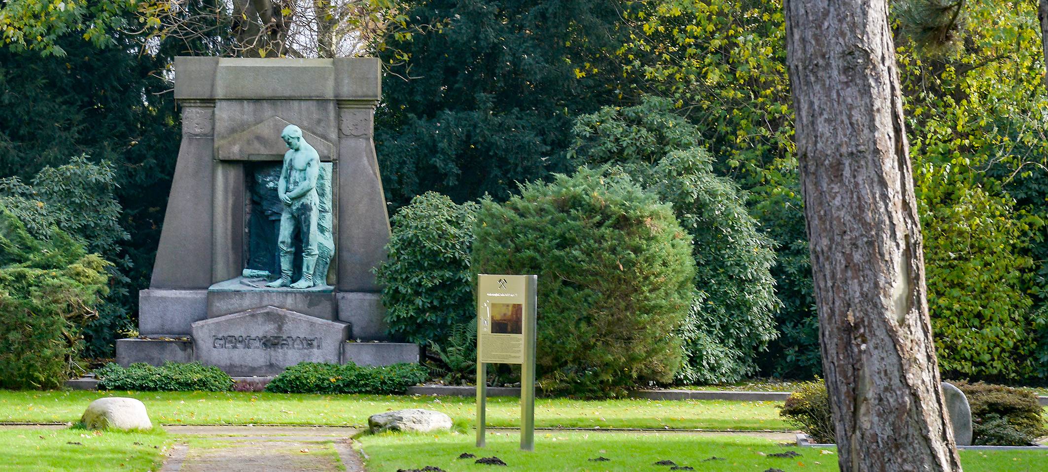 Friedhof Gerthe Denkmal zum Grubenunglück