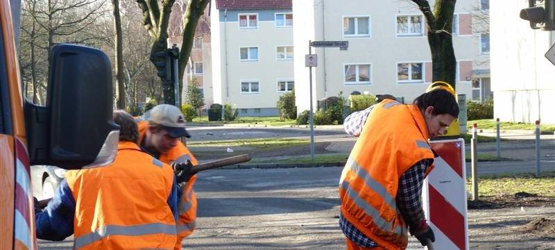 Stadt Bochum beseitigt Frostschäden auf Rottstraße und A448-Auffahrten