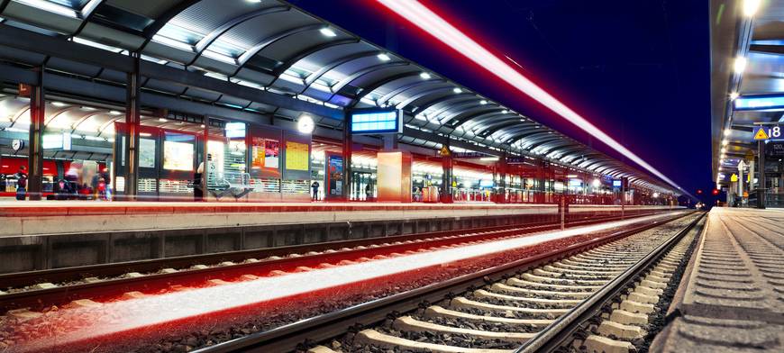 Gleisbauarbeiten zwischen Bochum und Essen