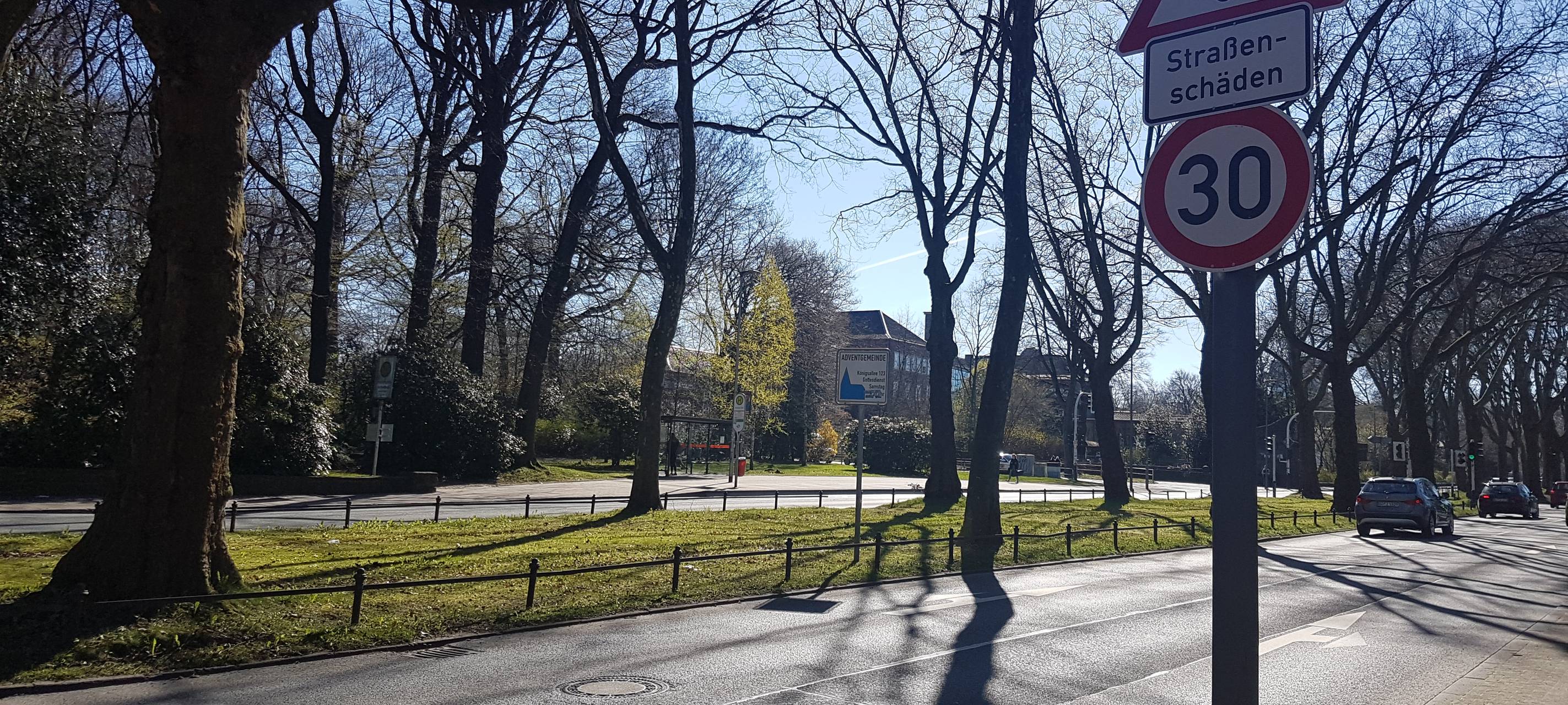 Königsallee in Bochum wird durch Umbau fahrradfreundlicher