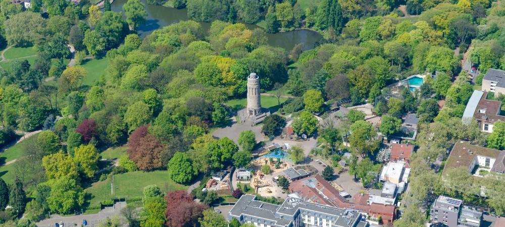 Der Stadtpark und Bismarckturm