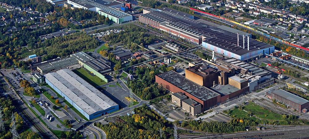 Gelände von Thyssen Krupp Steel an der Essener Straße