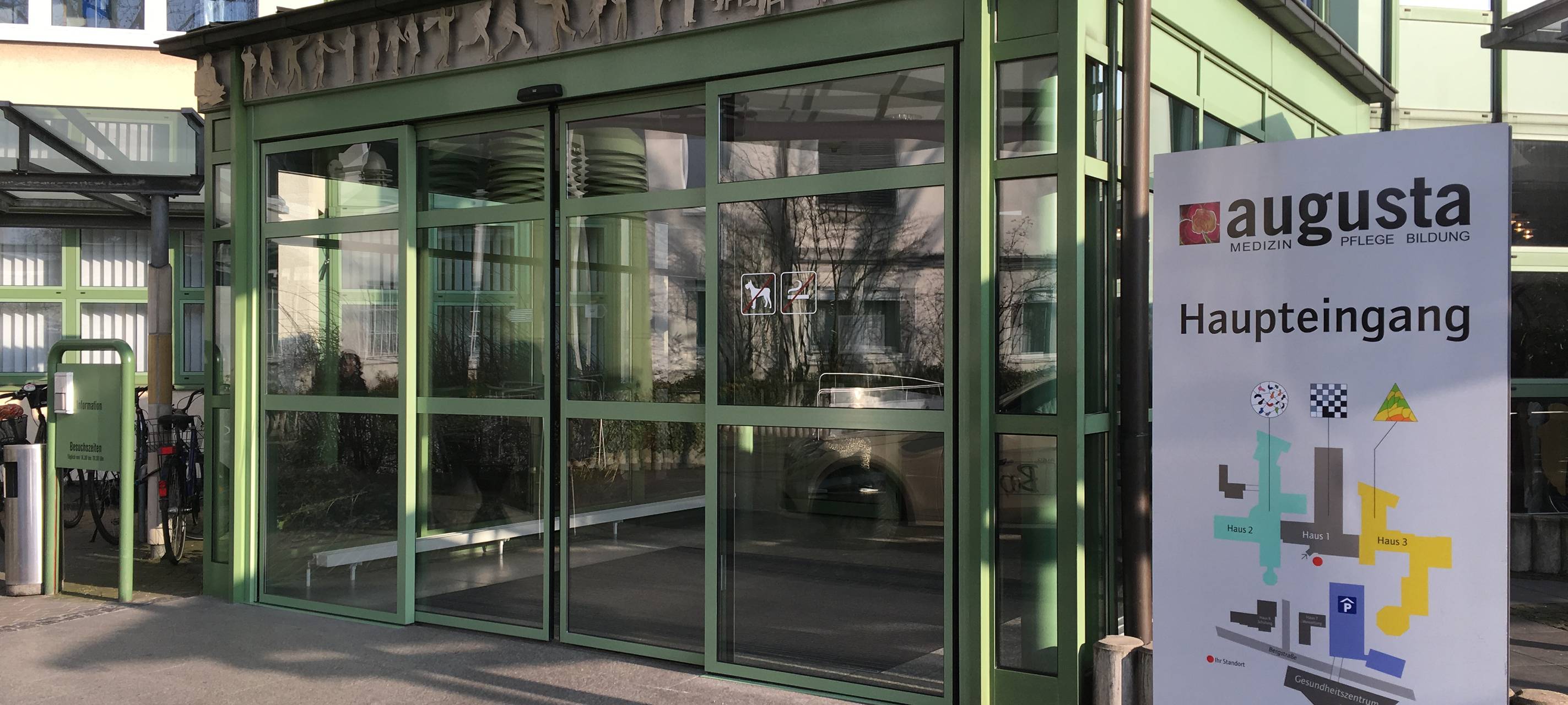 Augusta Krankenhaus, Eingangsbereich