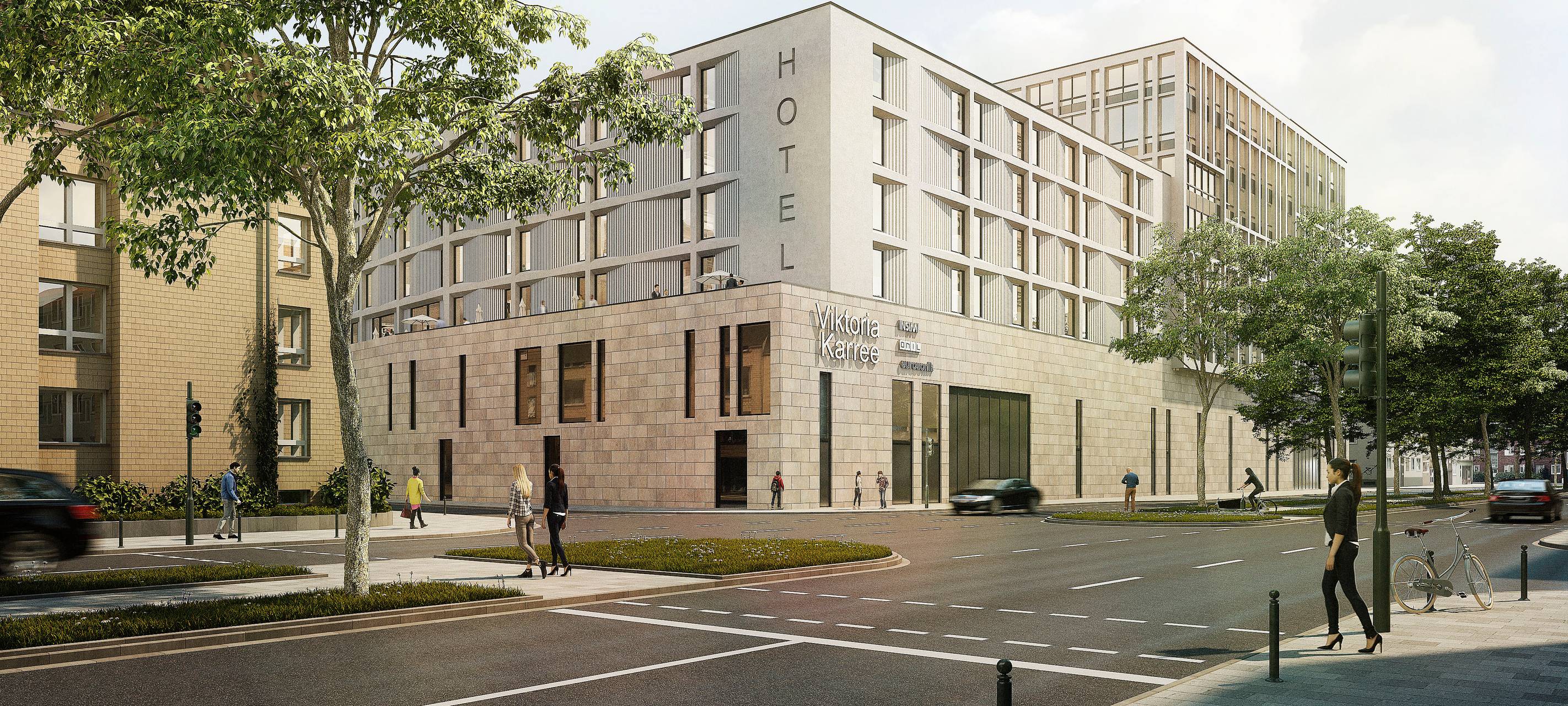Viktoria-Karree Straßenansicht