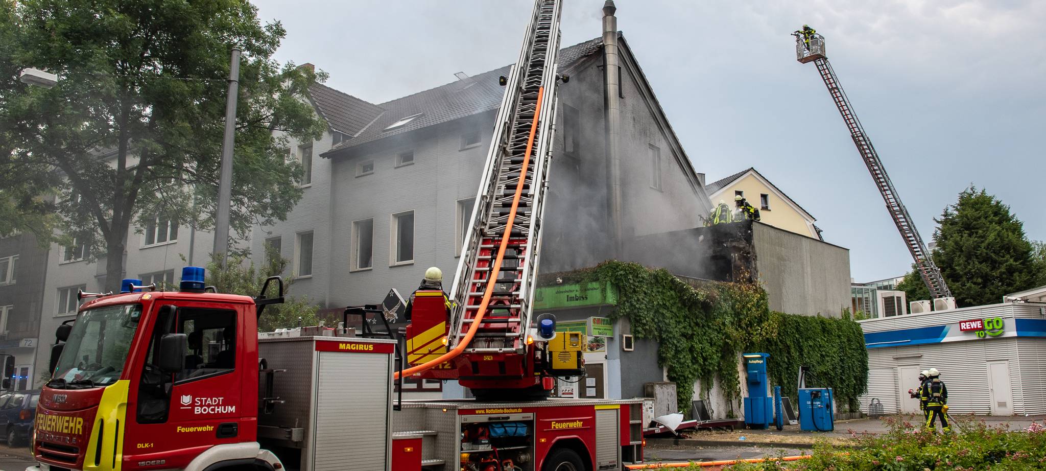 Brand an Wittener Straße