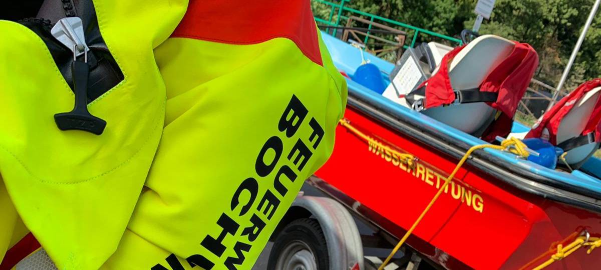 Kanu auf der Ruhr gekentert