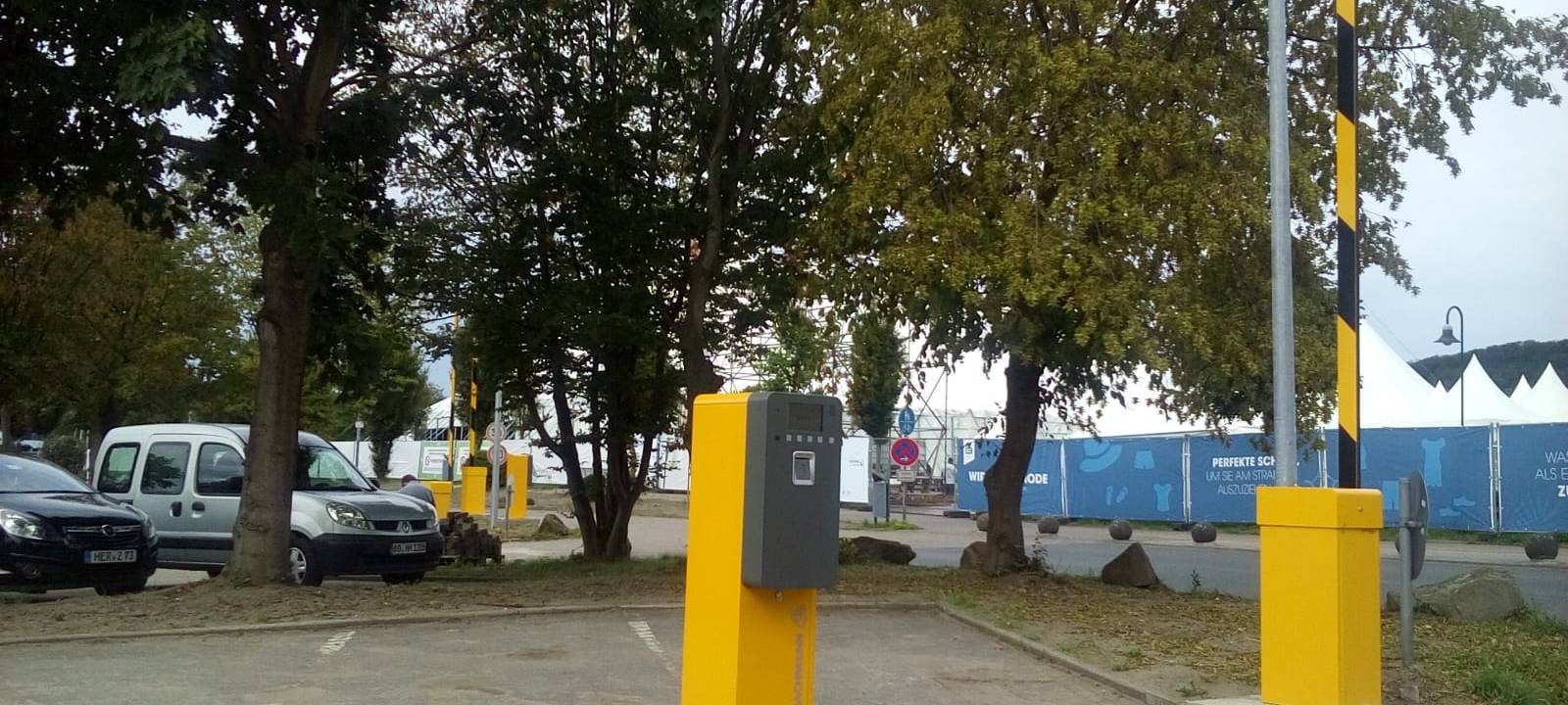 Parken am Freizeitbad Heveney