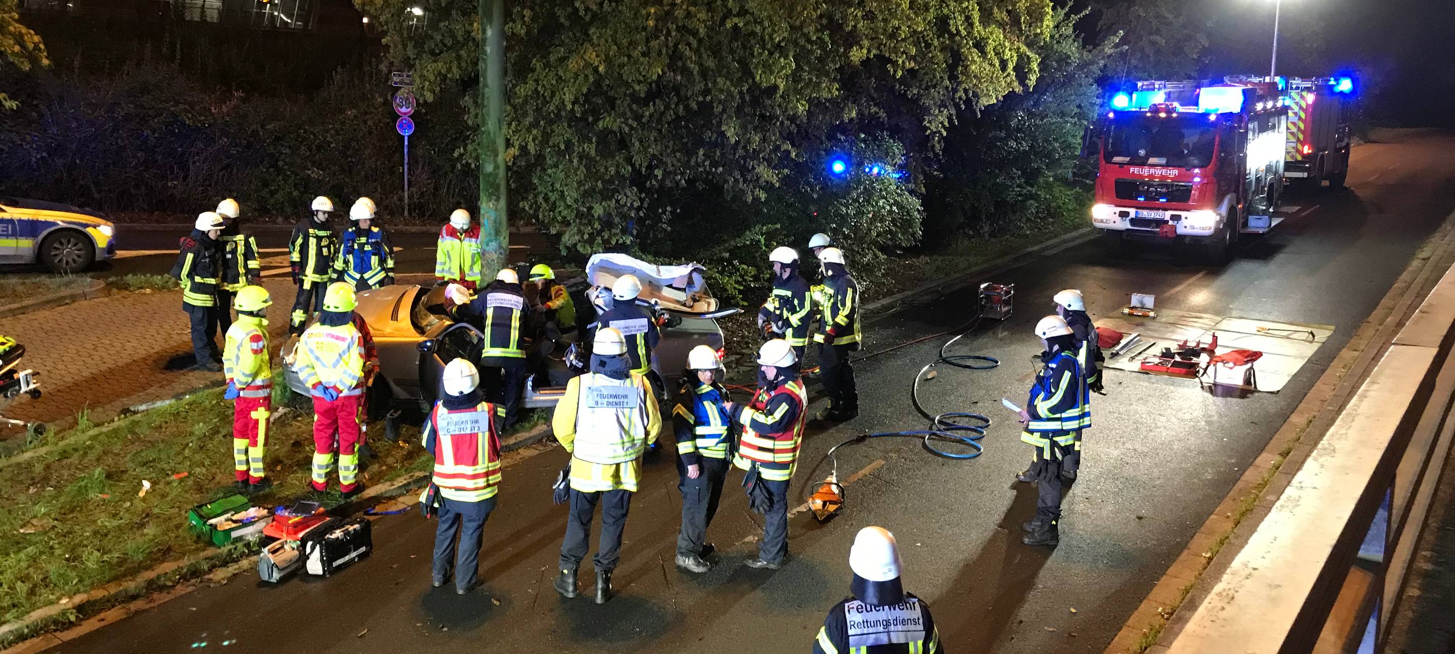 Beifahrer eingeklemmt