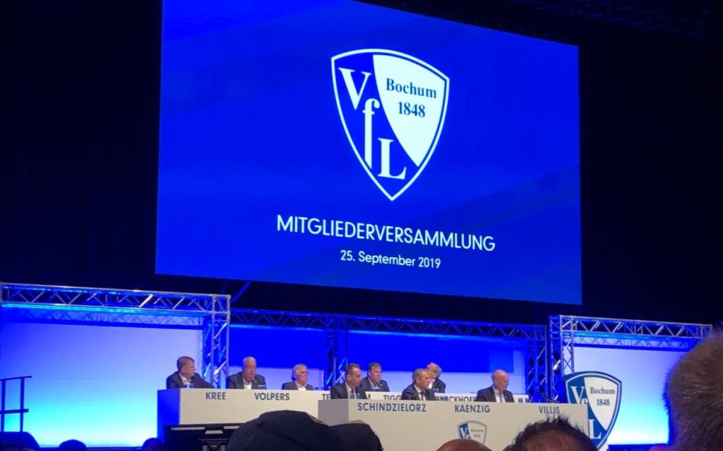 Die Mitglieder haben den Vorstand des VfL Bochum auf der Mitgliederversammlung 2019/2020 entlastet