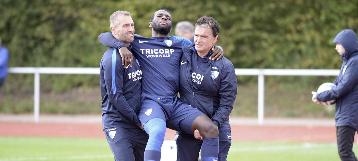 Ulrich Bapoh schwer verletzt