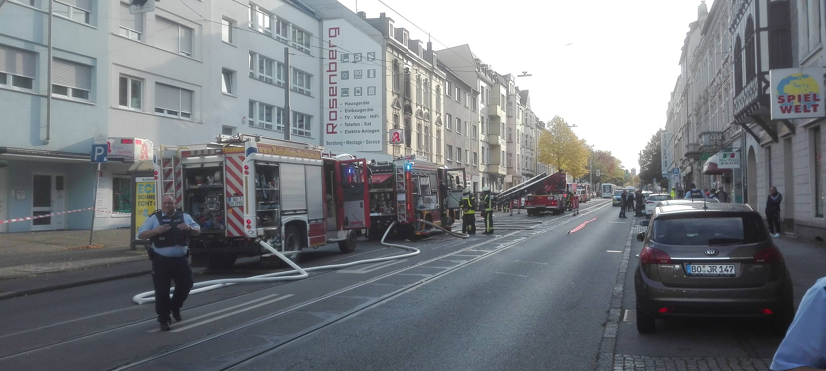 Brand Hattinger Straße