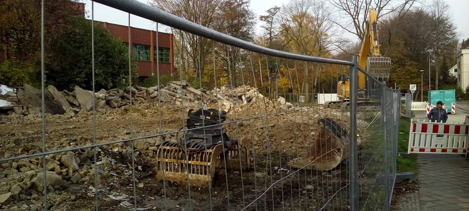 Abbrucharbeiten am Wiebuschweg sind beendet