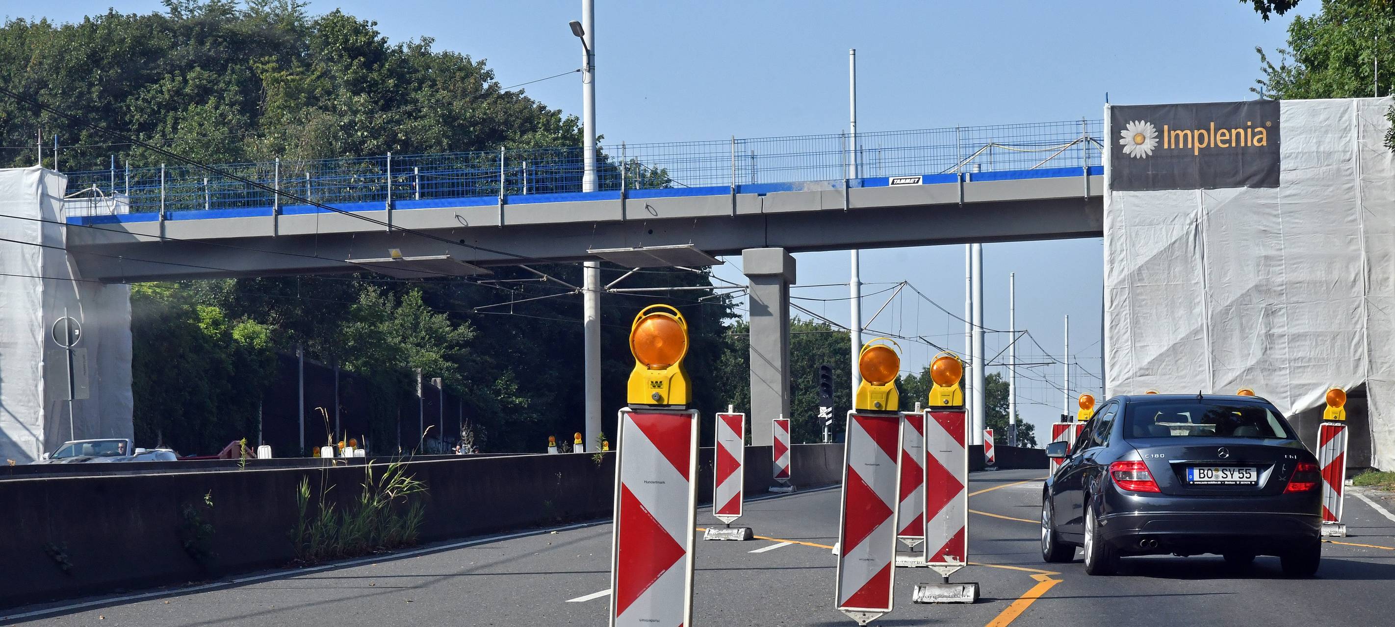 Engstelle auf Uni-Straße ist weg