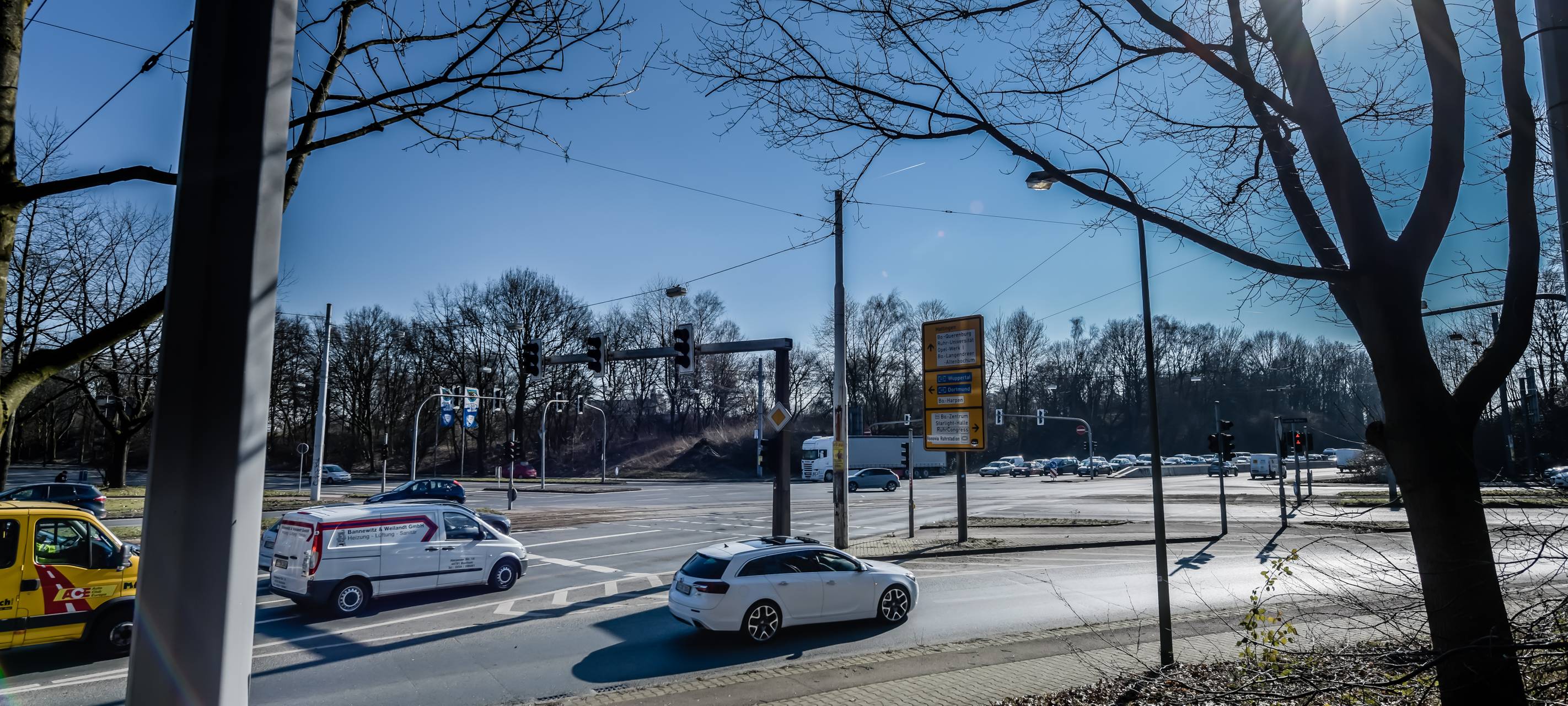 Unfall mit Straßenbahn auf Castroper Hellweg in Bochum