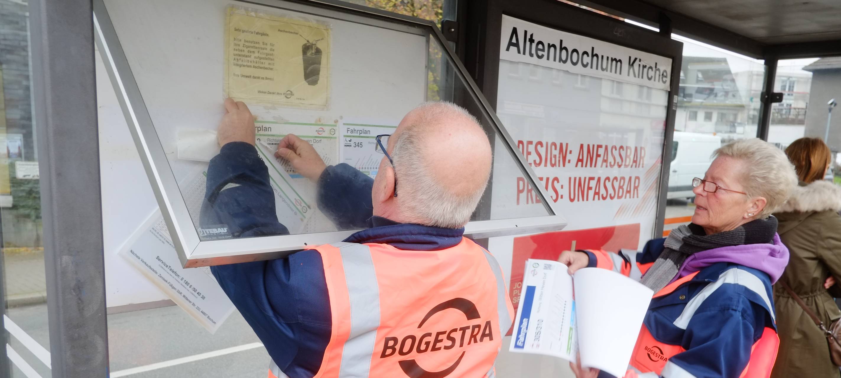 Fahrplanänderung bei der Bogestra in Bochum.