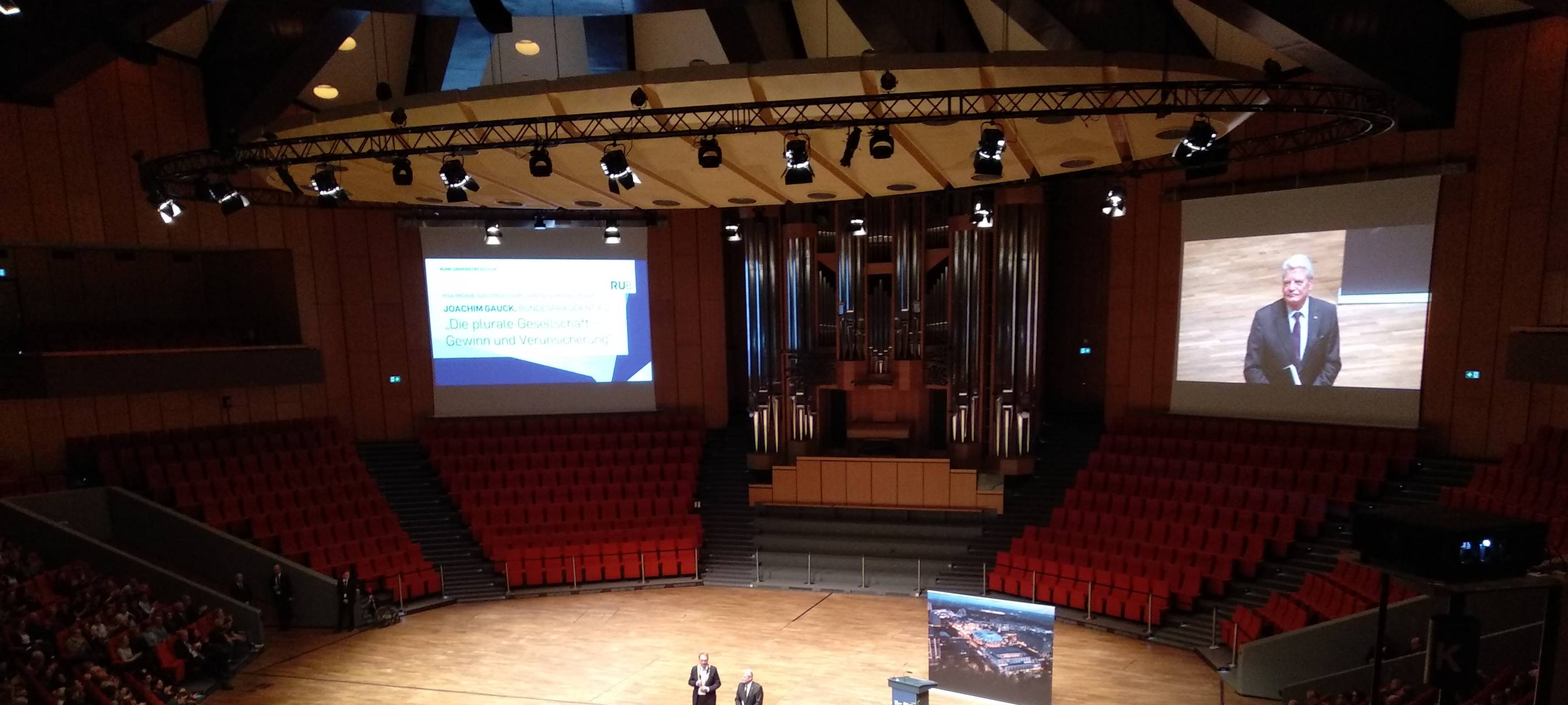 Ex-Bundespräsident Joachim Gauck hält letzte Vorlesung