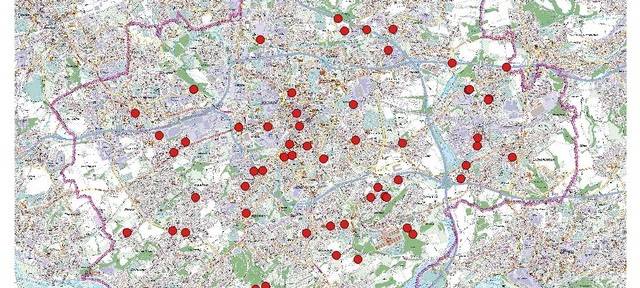 Orkan Sabine über Bochum