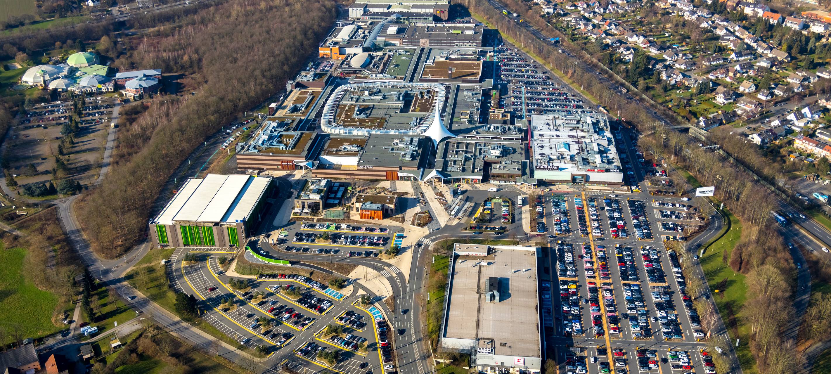 Wasserrohrbruch am Ruhrpark