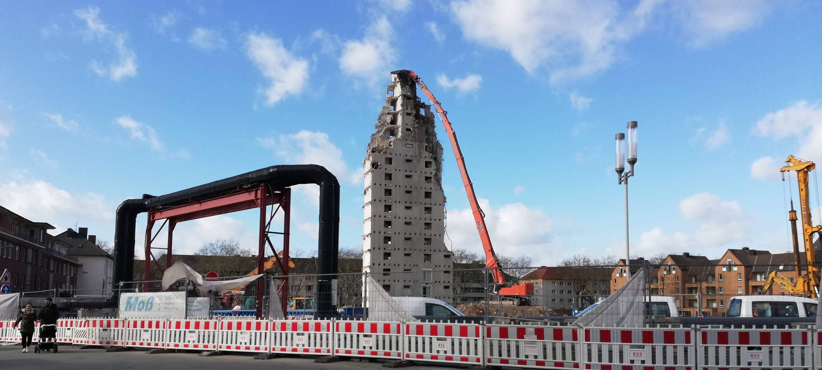 Bauarbeiten bis Mittwoch abgeschlossen