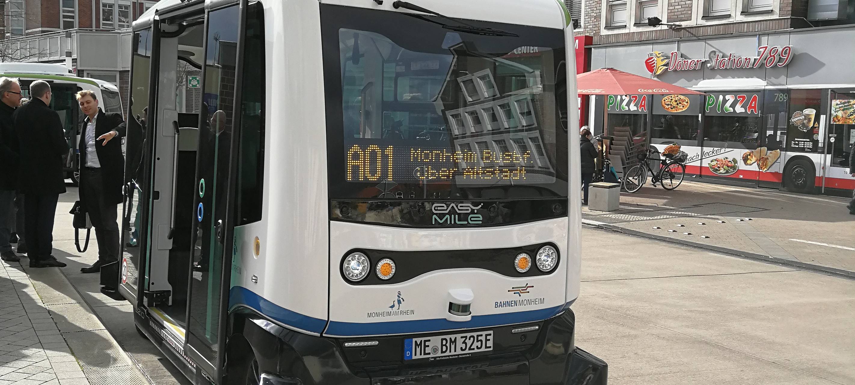 Autonome Busse in Monheim - Einzigartig in Europa