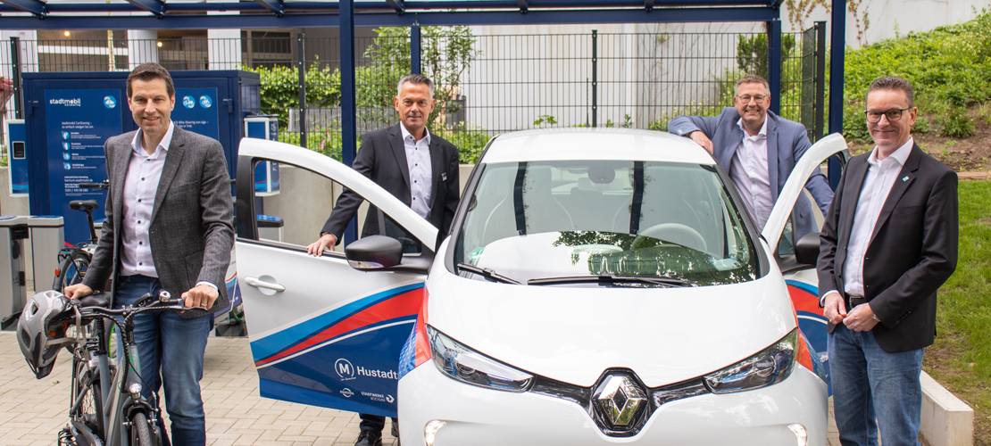 Hustadt: Neue E-Mobilitätsstation